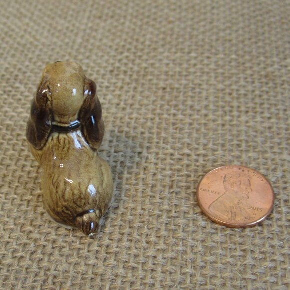Vintage Tiny Porcelain Cocker Spaniel Figurine made by Hagen Renaker Mama Cocker - Picture 4 of 5
